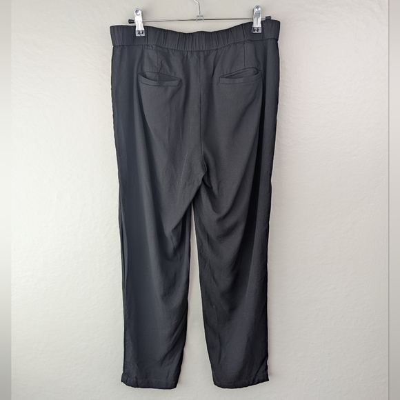 Eileen Fisher Black Tencel Lyocell Pants S - Picture 2 of 4